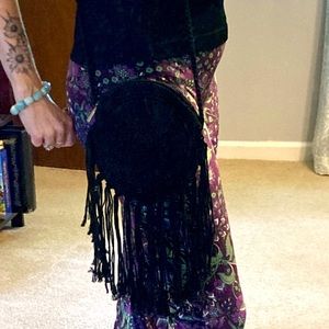 Boho fringe purse